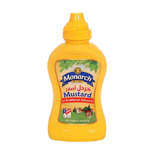 Monarch Traditional Yellow Mustard - 227g