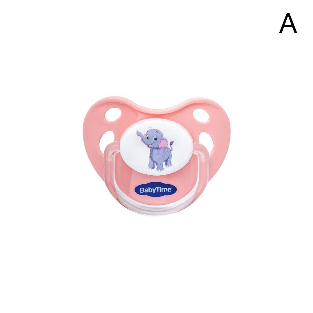 Baby Time Orthodontic Candy Soother - Pink