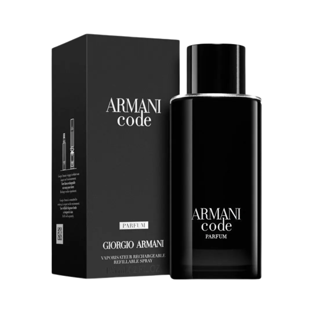 Giorgio Armani Code Parfum Pure For Men - 10 ML / 175 Sprays - Decanted From Original Bottle