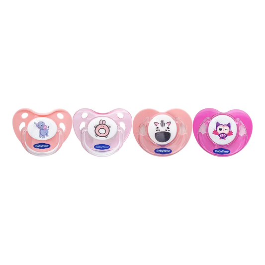 Baby Time Orthodontic Candy Soother - Pink