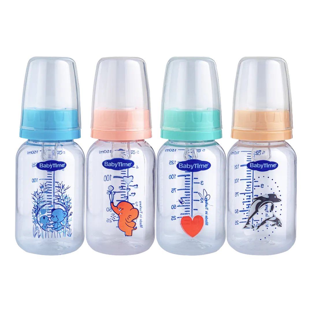 Baby Time Classic Feeding Bottle - 4 Colors