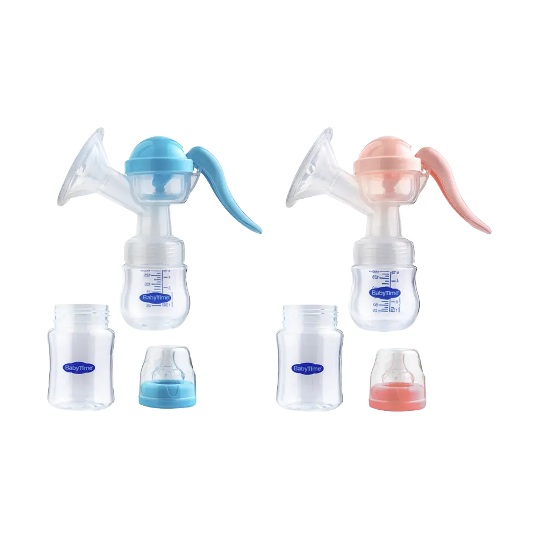 Baby Time Practical Manual Breast Pump - 2 Colors