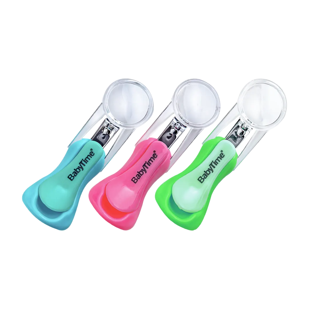 Baby Time Nail Clipper With Magnifier - 3 Colors