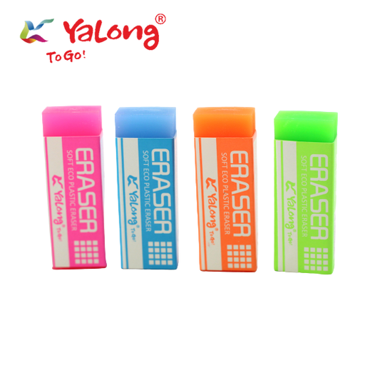 Yalong Soft Eco Plastic Large Eraser - 1Pcs