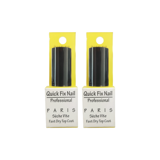 Quick Fix Fast Dry Top Coat - 2Pcs