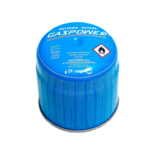 Gaspower Camping Butane Gas Cartridge - 190g