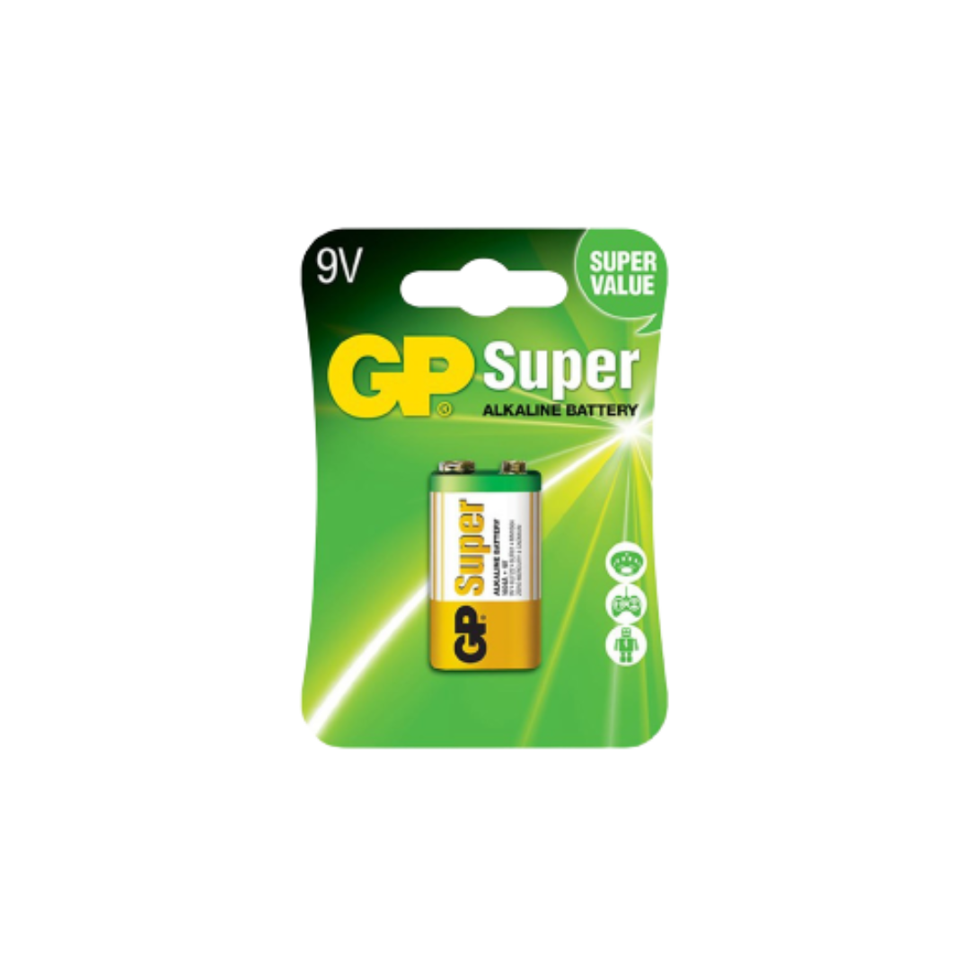 GP Super Alkaline Battery 9 V MENKELCHI