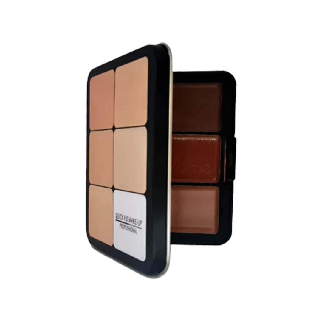Quick Fix Makeup Contouring Foundation Palette - KATE - Cream - 12 Colors