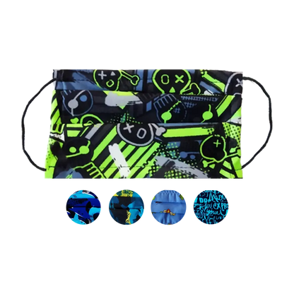 Stylish Junior Patterns Designs Reusable Face Mask - 4 Colors