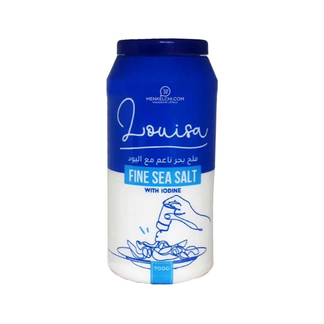 Louisa Fine Sea Salt Jar With Iodine - 700g