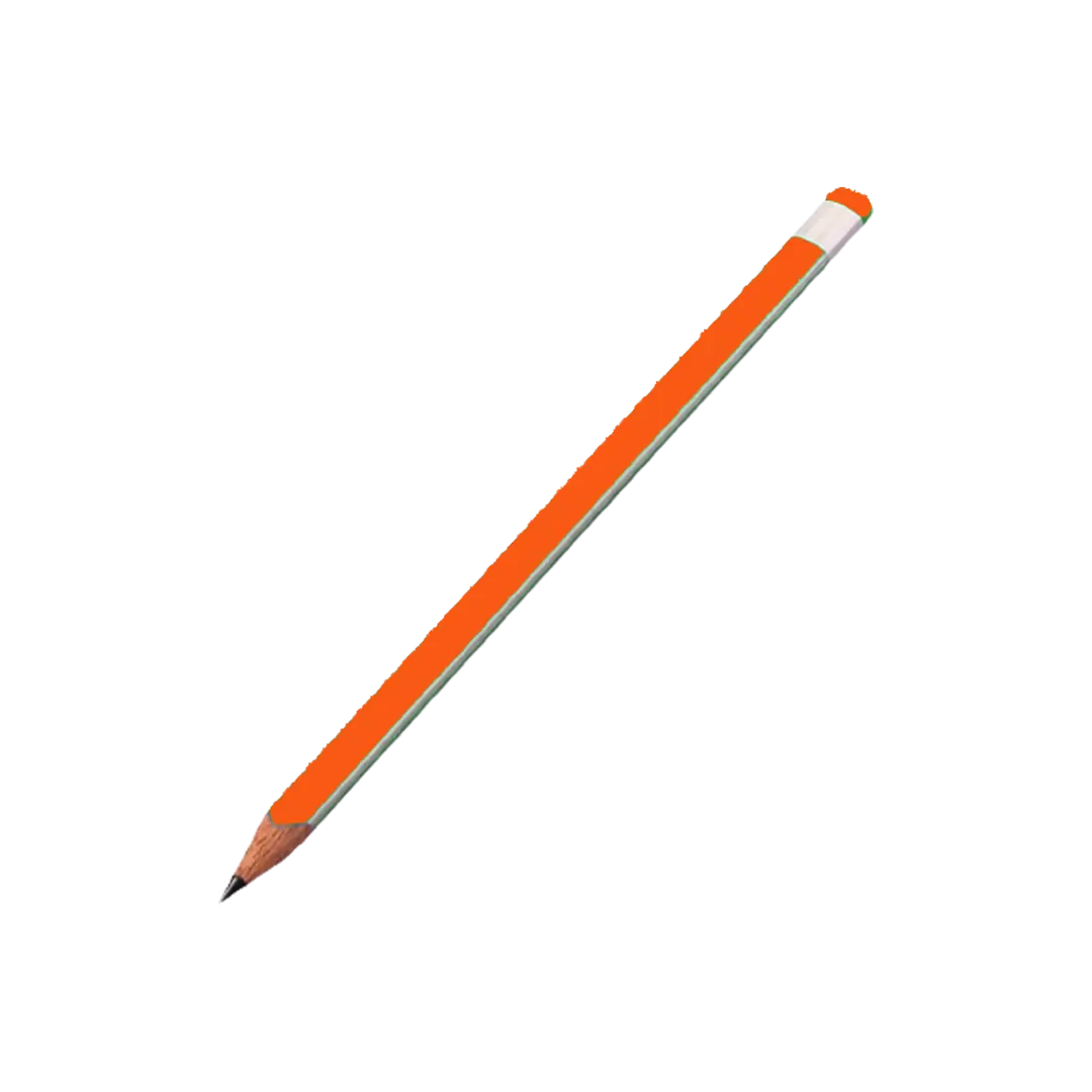 Zidny Junior Triangular Grip Pencils with Eraser - 1 Pc