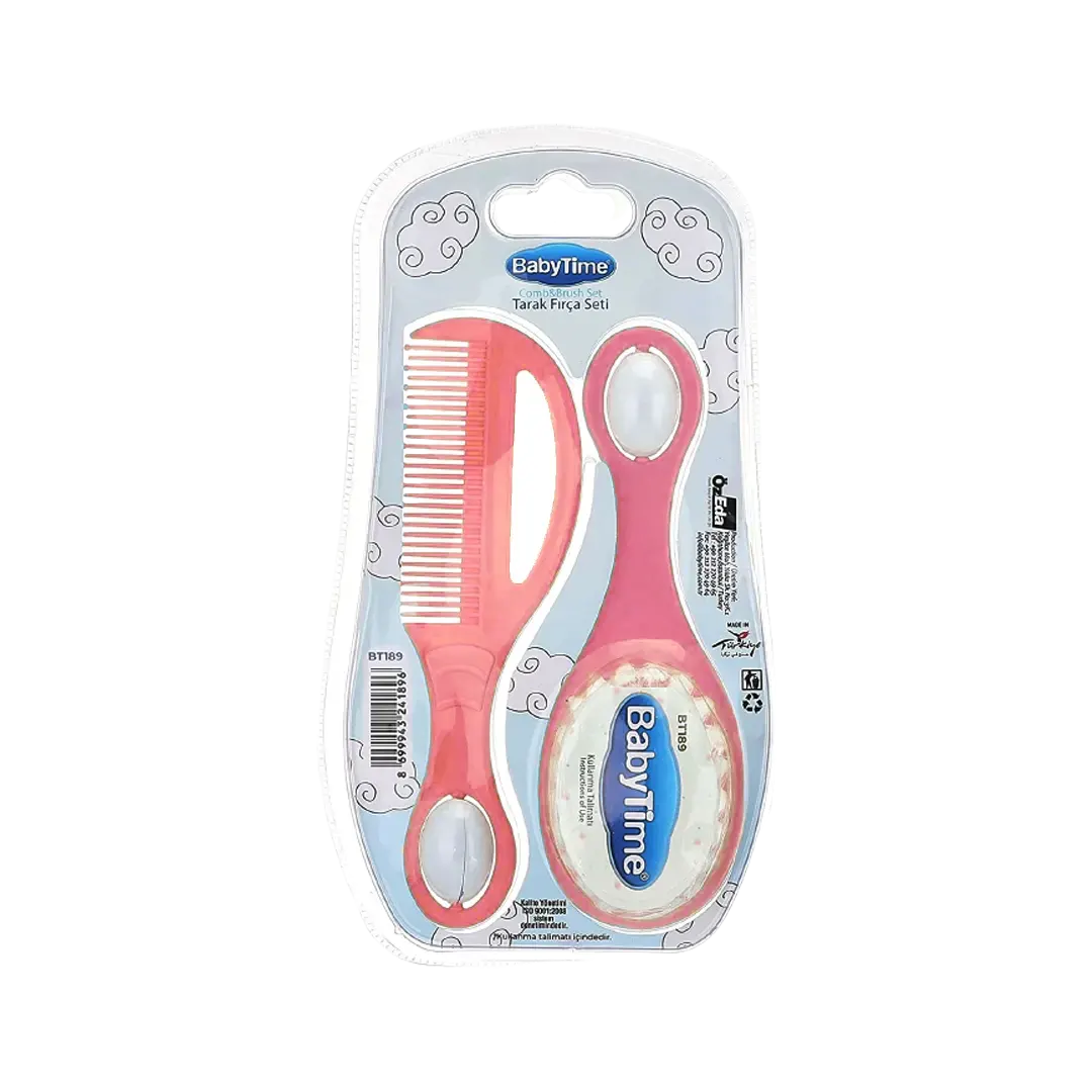 Baby Time Comb & Brush Set - 3 Colors