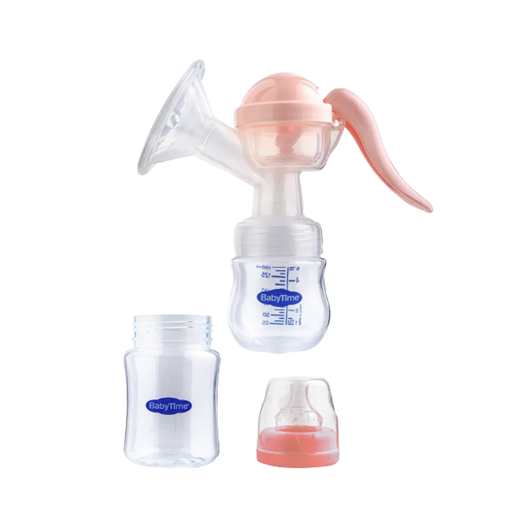 Baby Time Practical Manual Breast Pump - 2 Colors