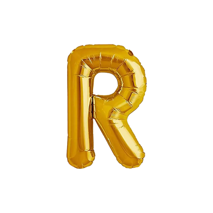 Foil Letter " R " Balloons 42cm - 2 Colors