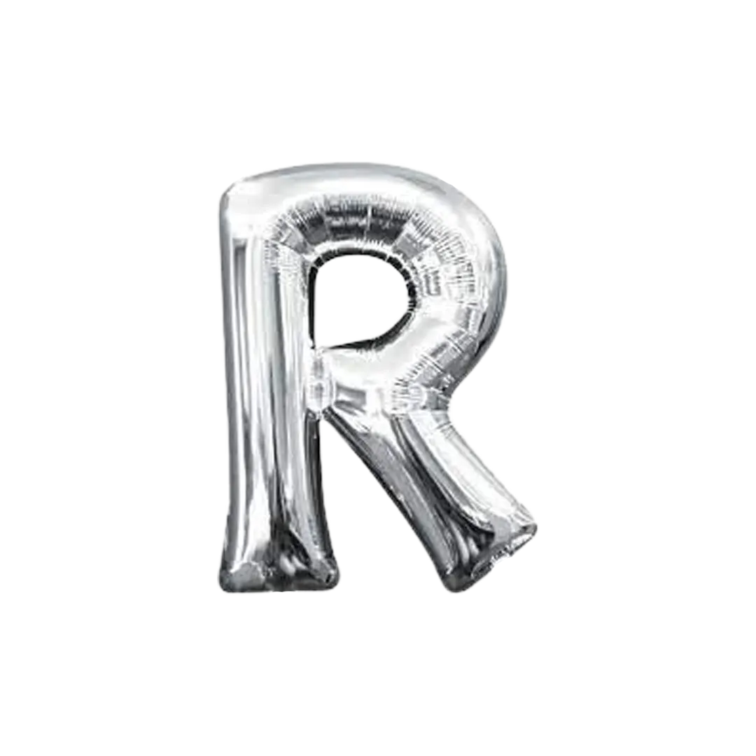 Foil Letter " R " Balloons 42cm - 2 Colors