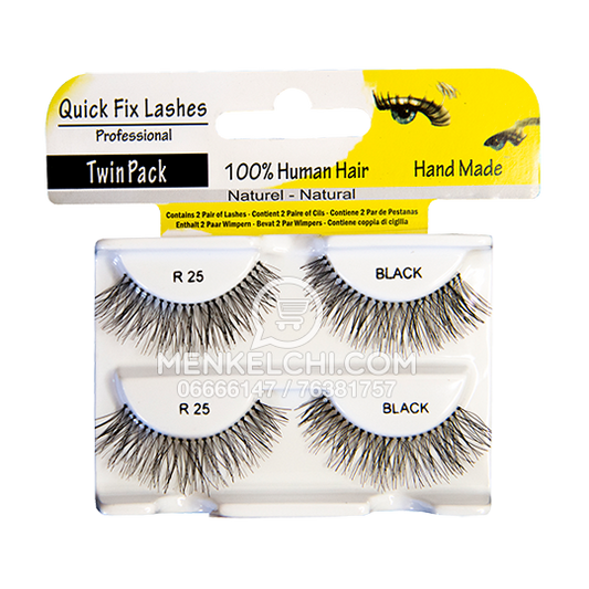 Quick Fix  Strip Lashes Twin Pack - R25 Black