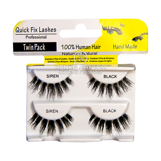 Quick Fix Strip Lashes Twin Pack - Siren Black