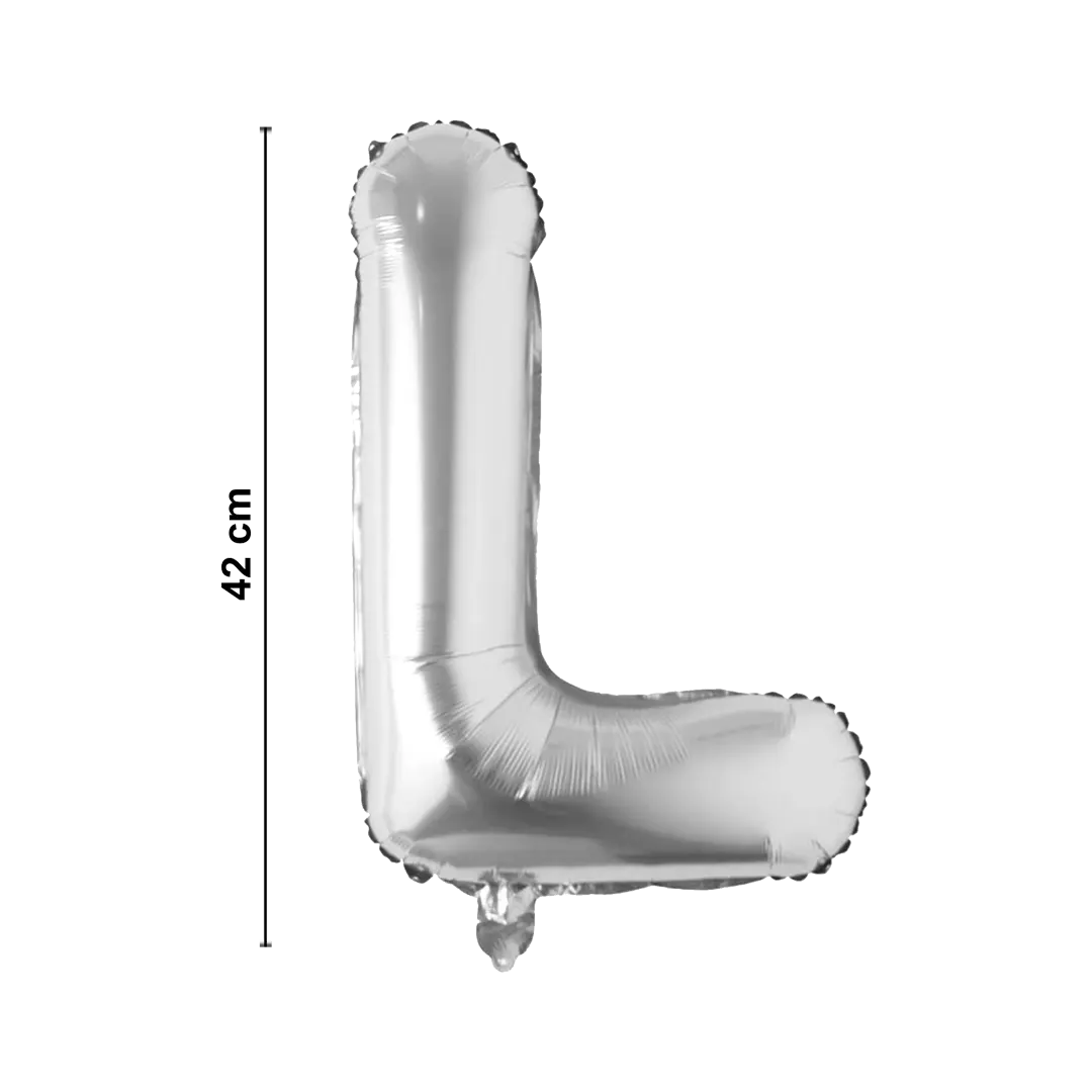 Foil Letter " L " Balloons 42cm - 2 Colors