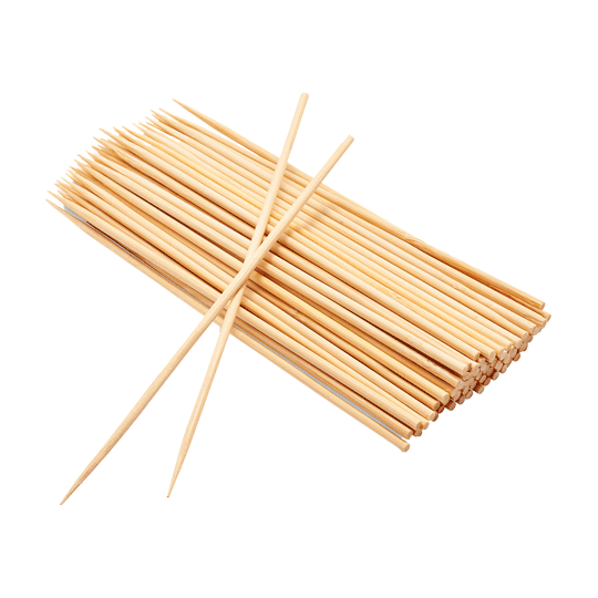 Disposable BBQ Bamboo Skewers - 45 Pcs