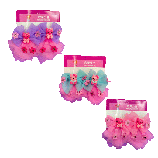 Hello Kitty One Pair Hair Clips For Kids