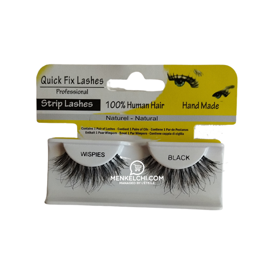 Quick Fix Strip Lashes - Wispies Black