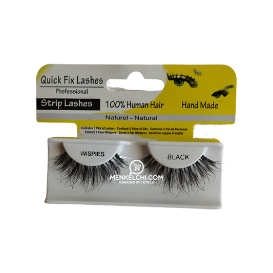 Quick Fix Strip Lashes - Wispies Black