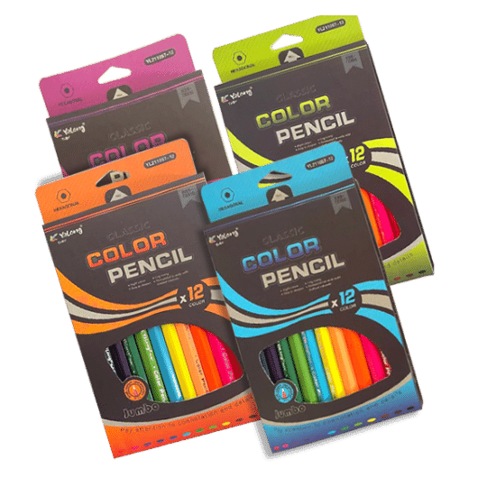 Yalong Classic Color Jumbo Pencil - 4 Styles