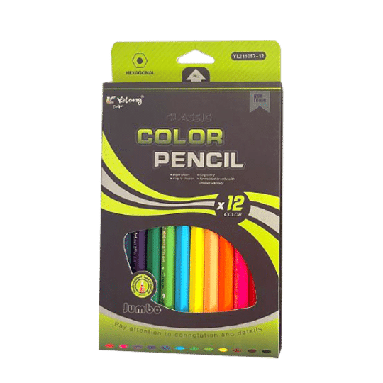 Yalong Classic Color Jumbo Pencil - 4 Styles