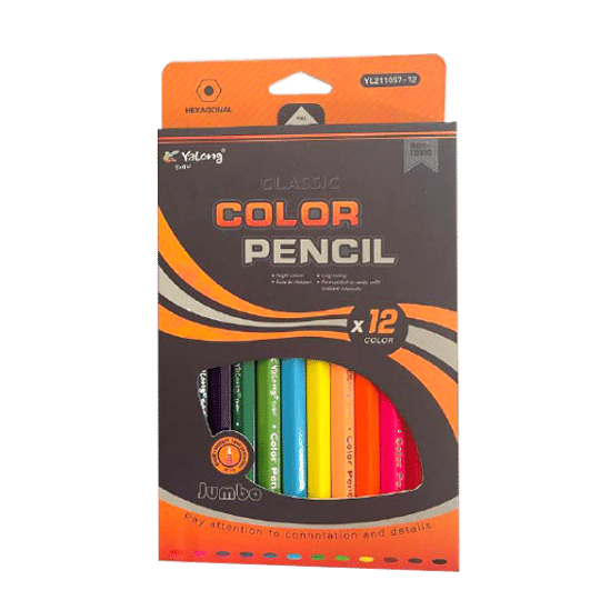 Yalong Classic Color Jumbo Pencil - 4 Styles