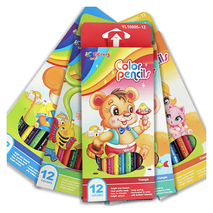 Yalong Triangle Color Pencils- 8 Styles
