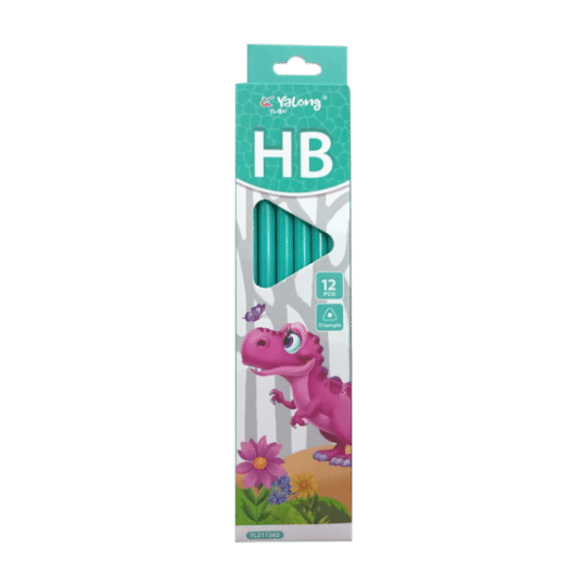 Yalong HB Triangle Pencils - 12 Pcs Pack